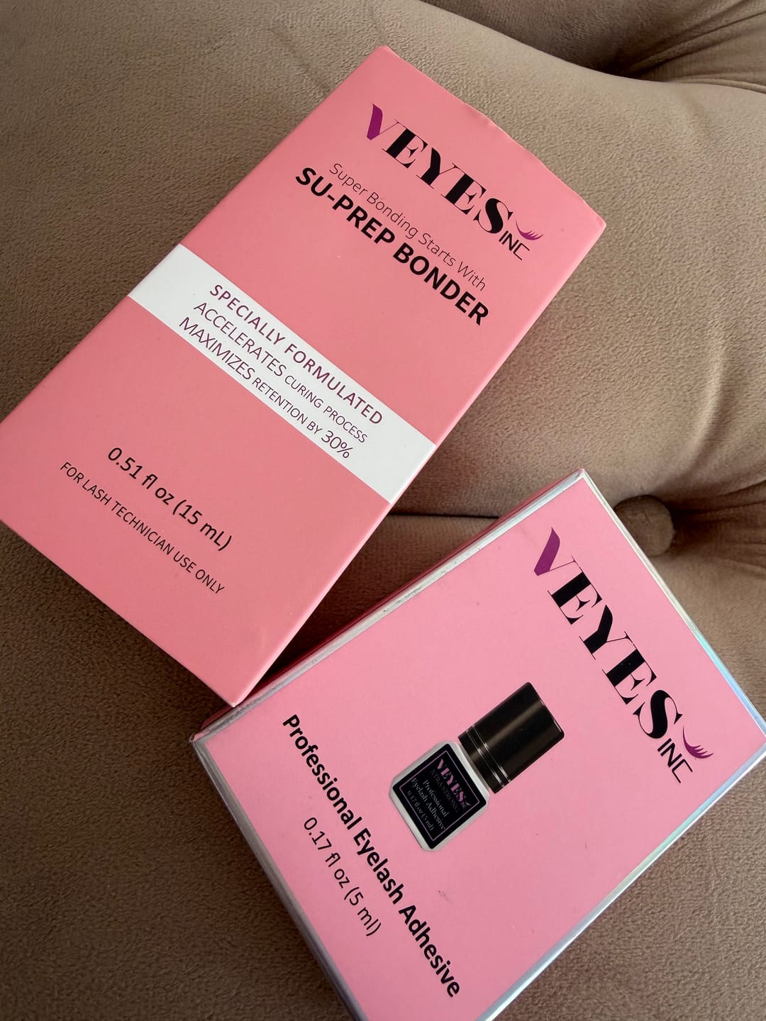 Customer photo review of Extra Strong - Lash Extension Glue