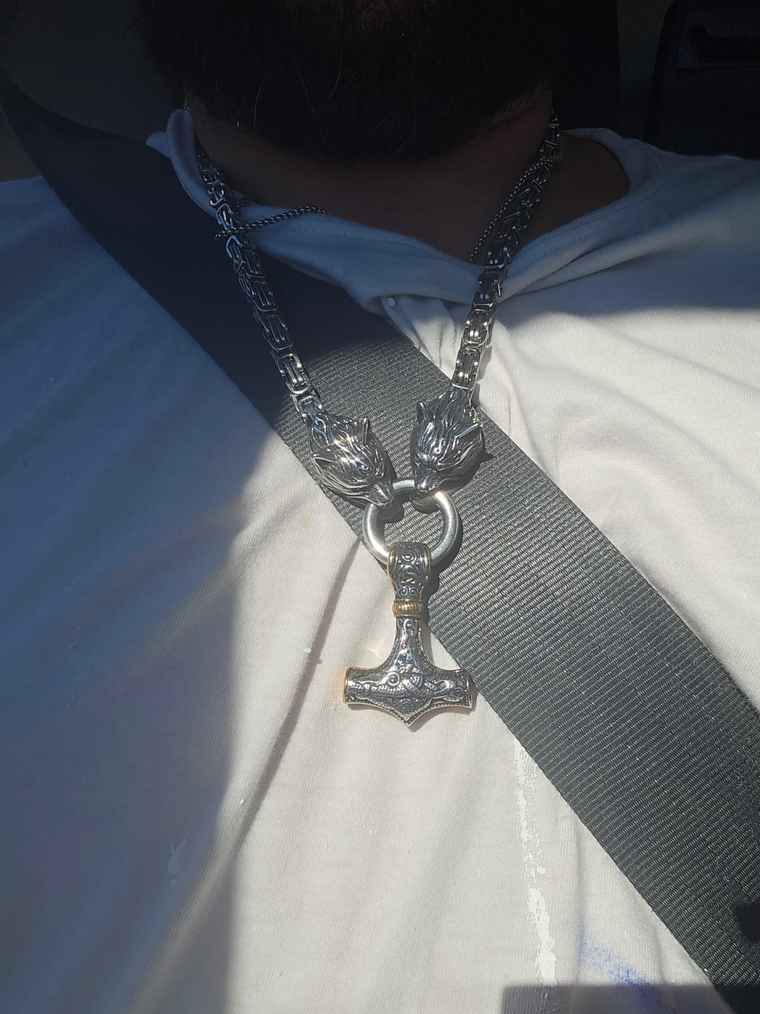 Customer photo review of Mjölnir King Chain