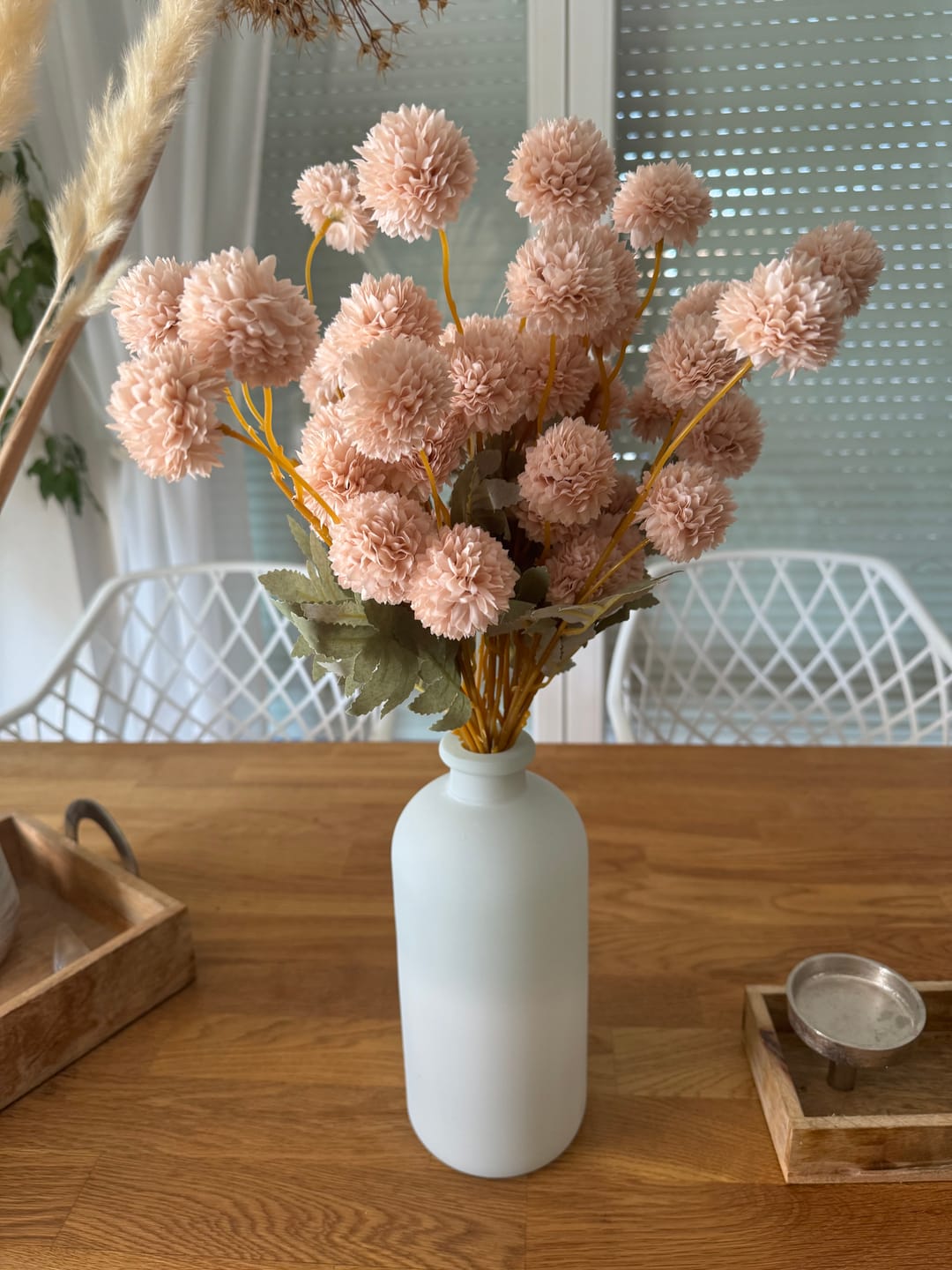 Customer photo review of Zijden Kiku Bloemen - Crème