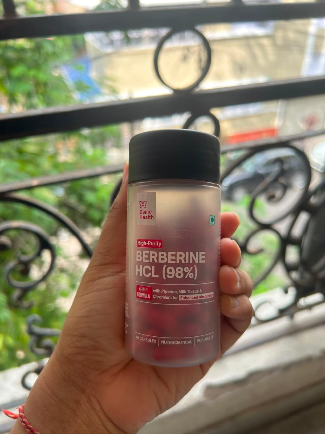 Customer photo review of Berberine HCL 98% + Milk Thistle |  Complete Metabolic Support | Gynac-Formulated