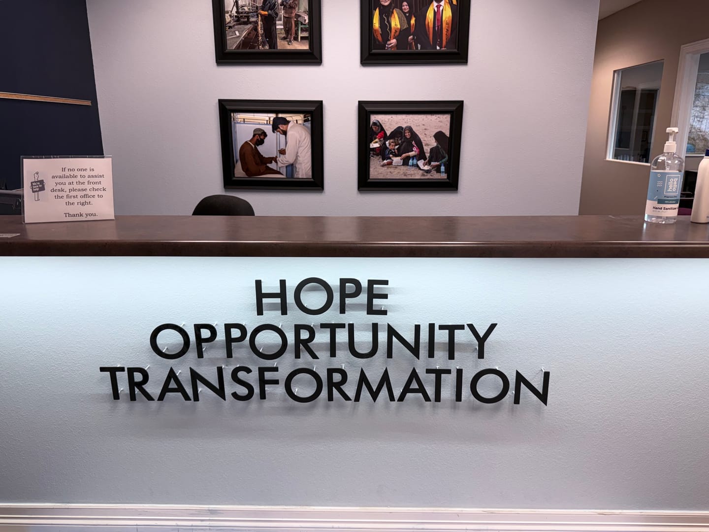 Customer photo review of CUSTOM MOCKUP SIGN FOR Joel Witzel
