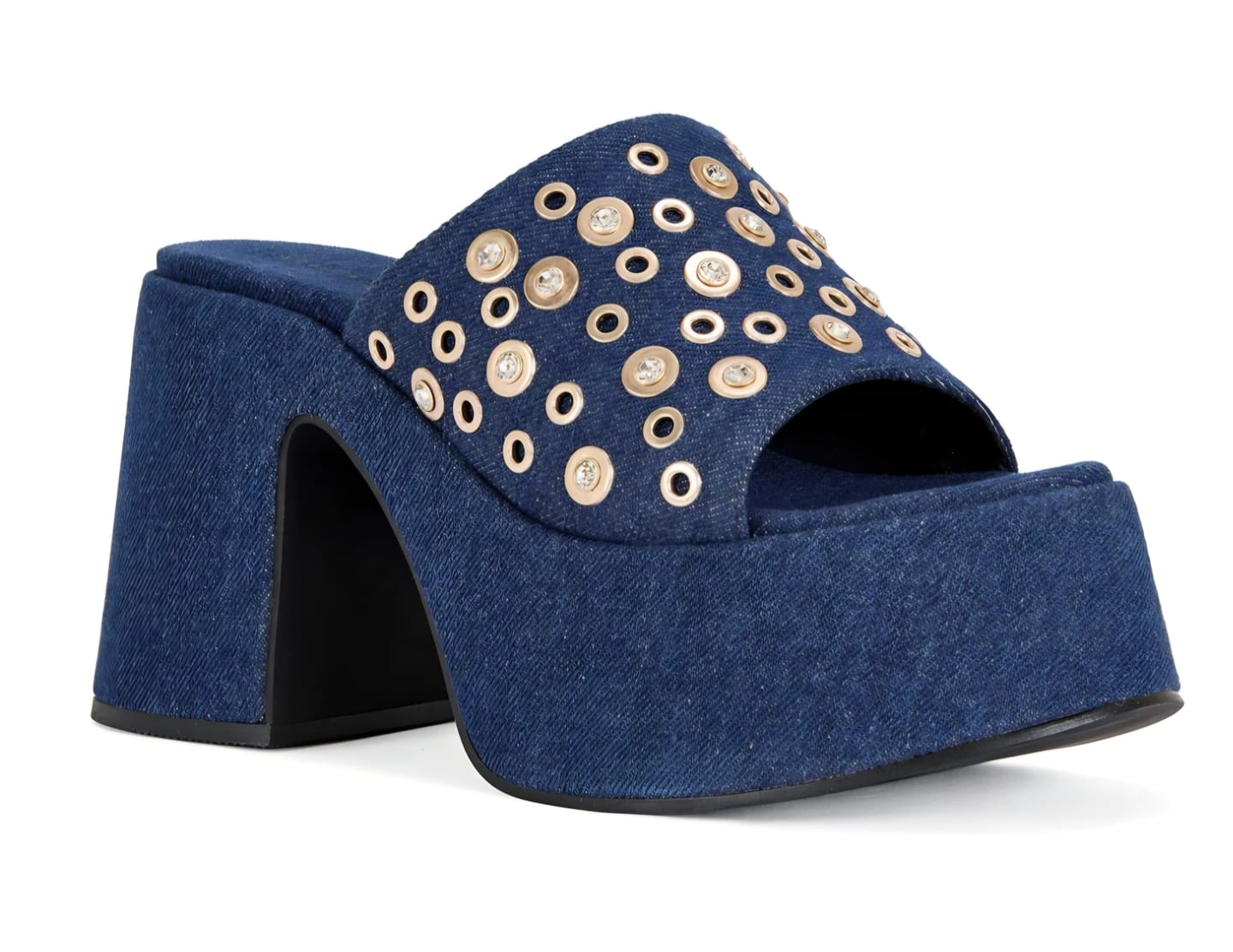 Customer photo review of THEODORA-DENIM PLATFORM SANDAL