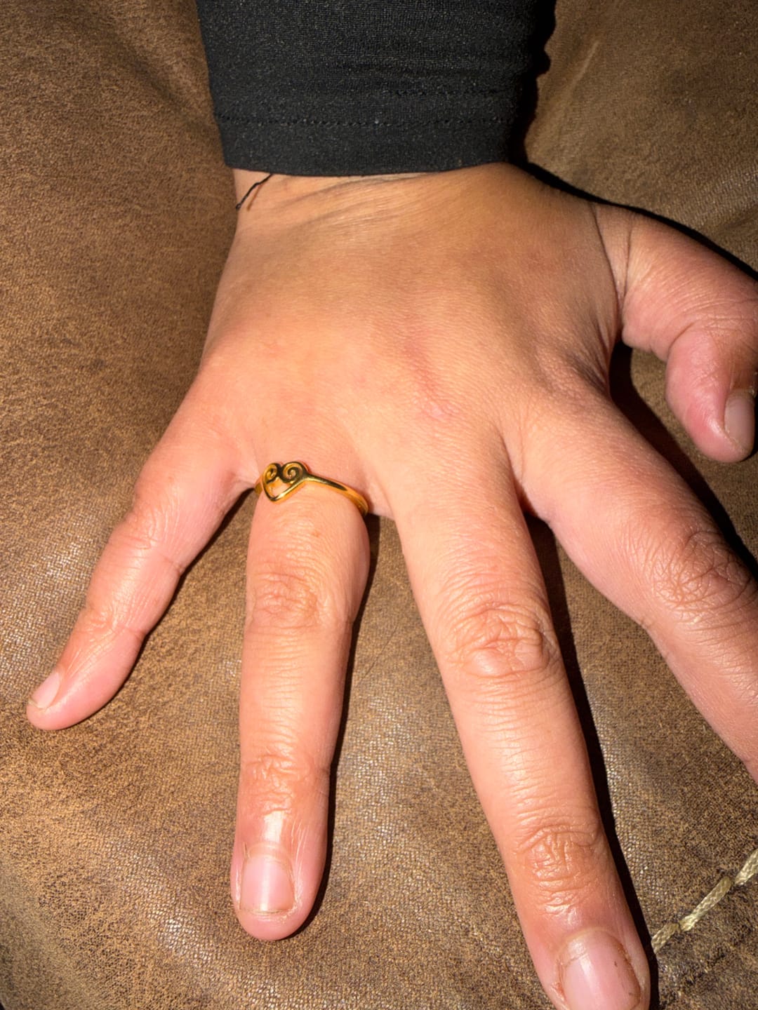 Customer photo review of Manawa & Co Aroha Heart Ring