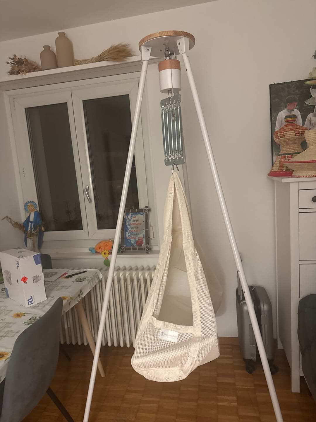 Customer photo review of Federwiege mit Motor & Gestell  - Sternentraum