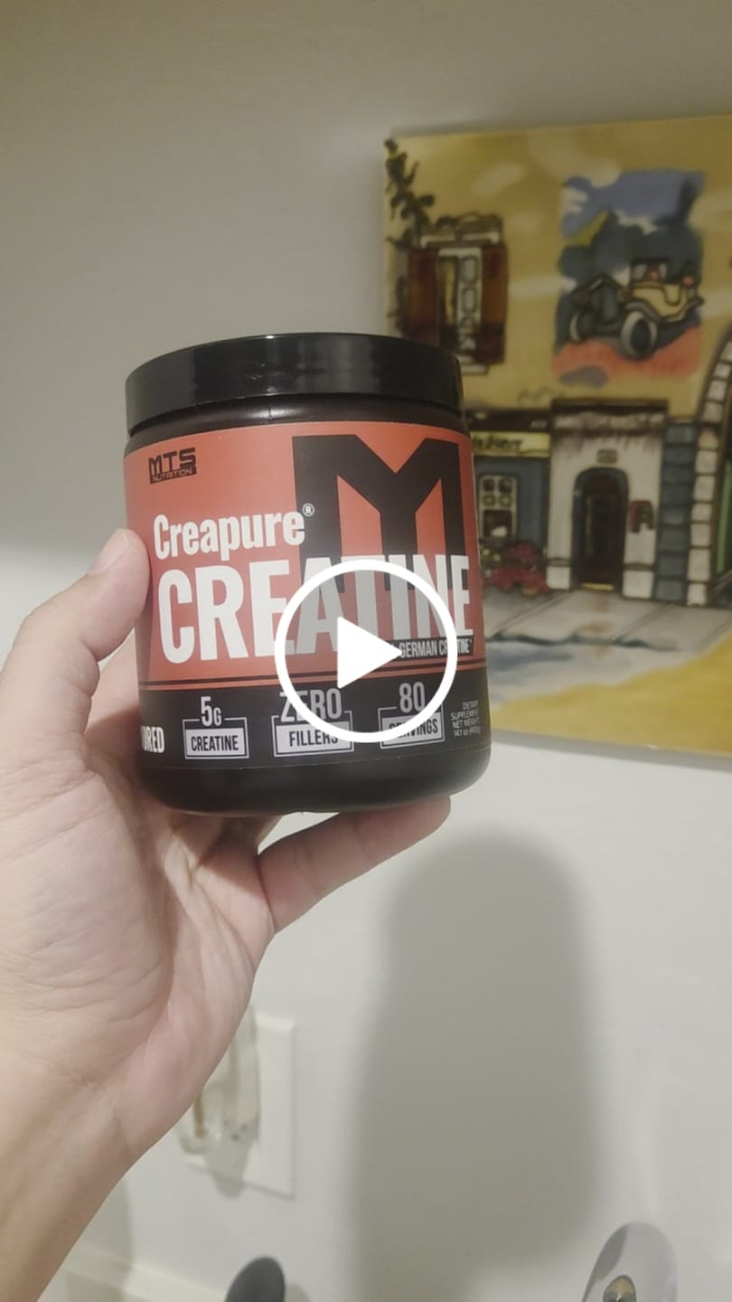 Customer video review of MTS Creapure® Pure German Creatine Powder