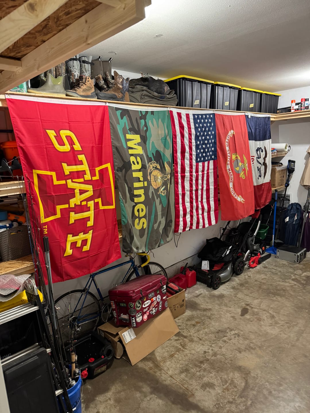 Customer photo review of Ultra Heavy Duty American Flag - 2-ply Polyester - Made In USA