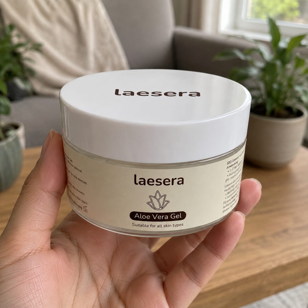 Customer photo review of Laesera Aloë Vera Gel