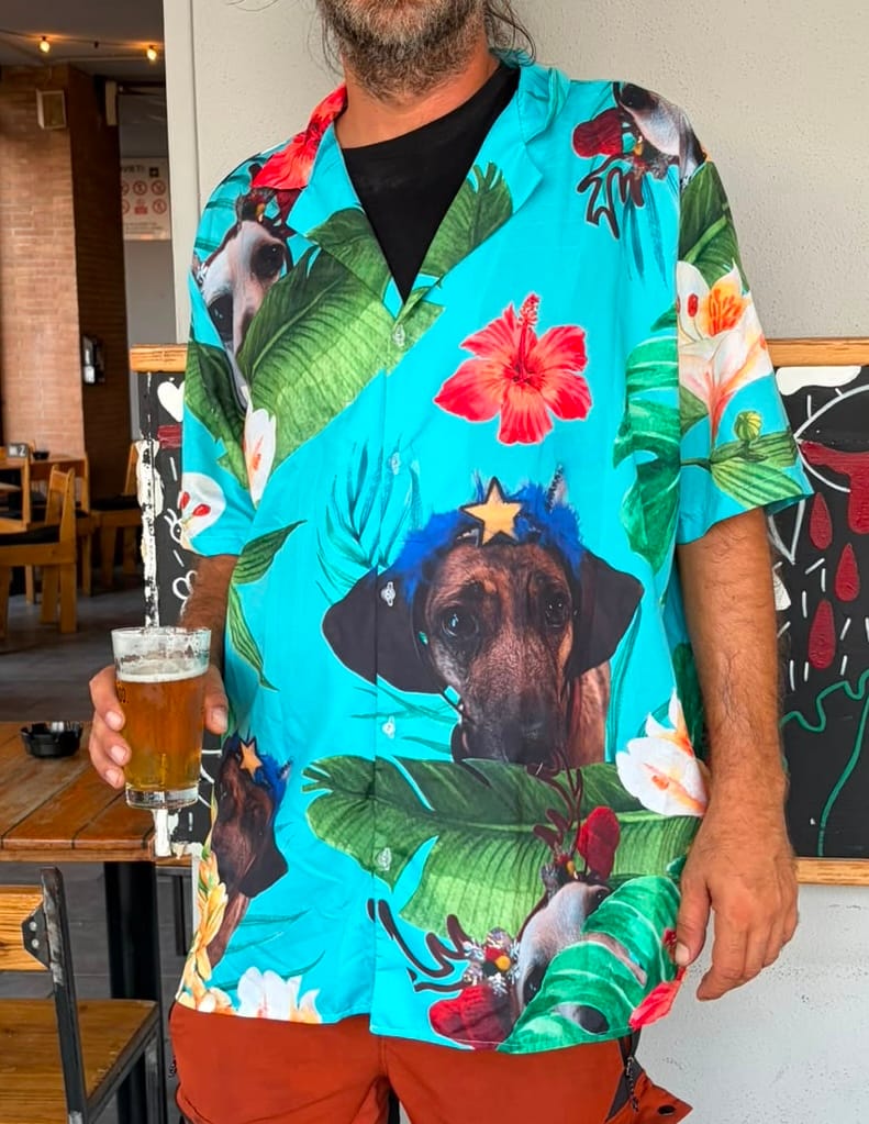 Customer photo review of La tua foto - Camicia hawaiana personalizzata
