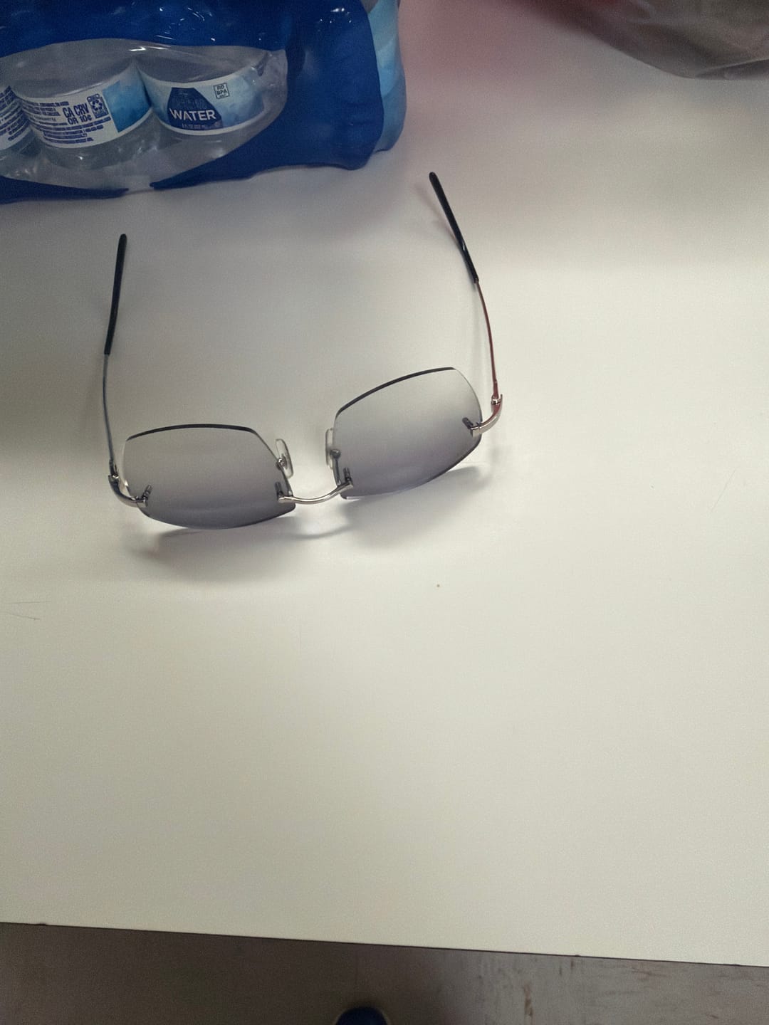 Customer photo review of Metal Wire Sunglasses