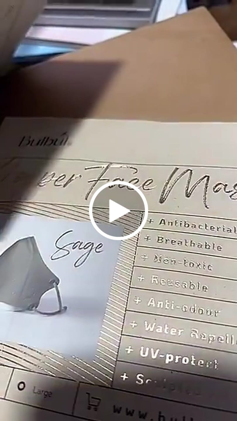 Customer video review of Reusable Copper Face Mask