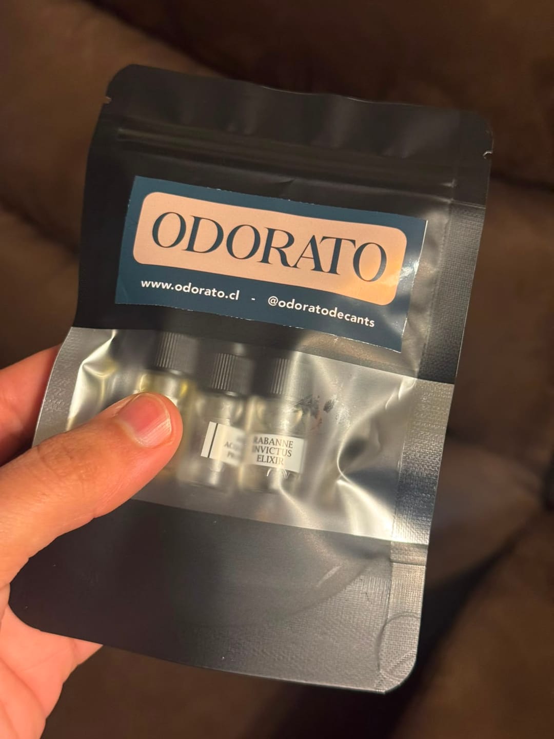 Customer photo review of Decant Invictus Victory Elixir - Paco Rabanne