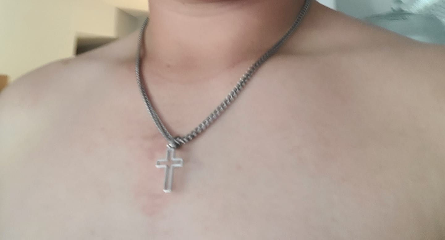 Customer photo review of Franco Chain (Silver)