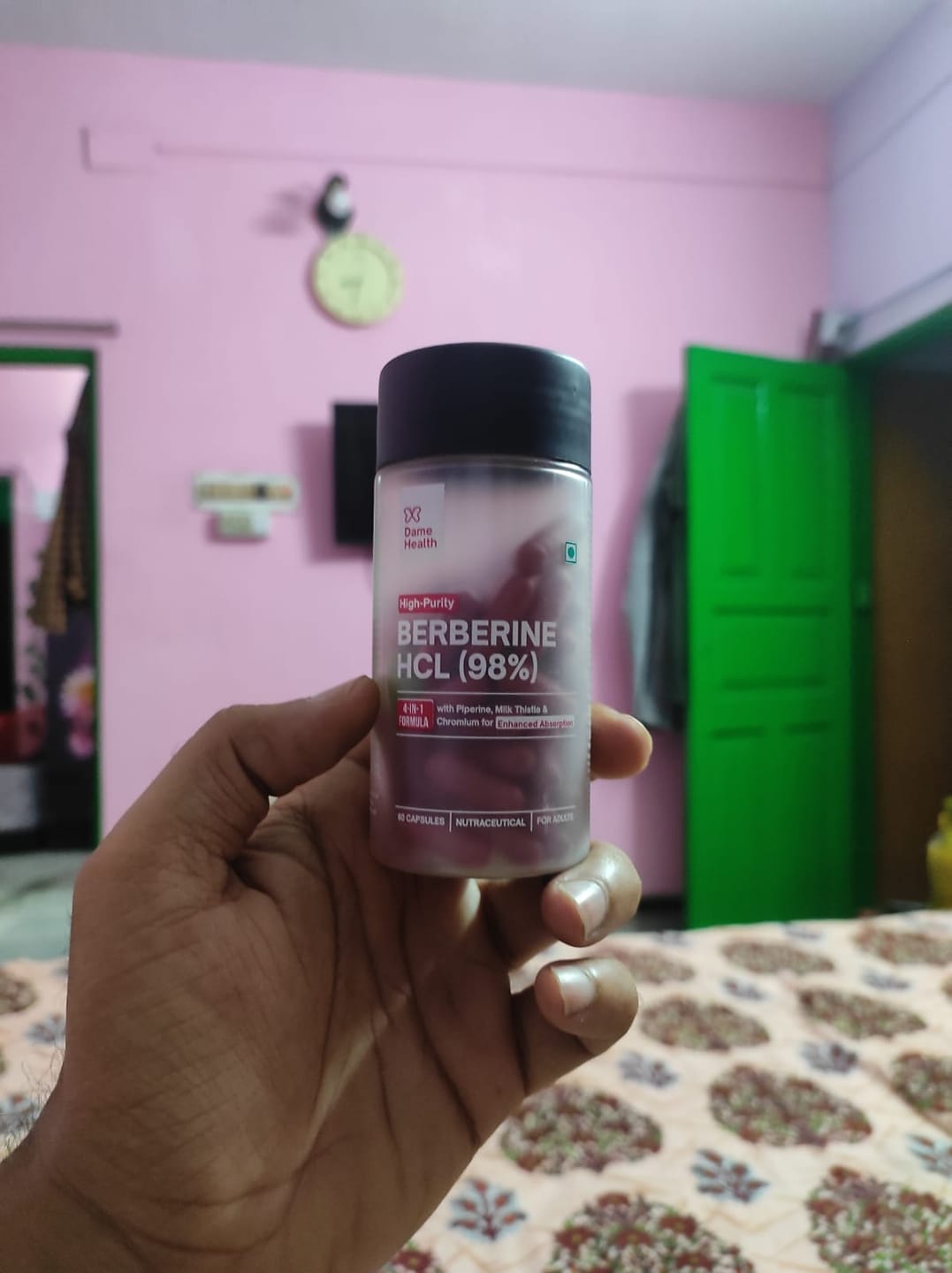 Customer photo review of Berberine HCL 98% + Milk Thistle |  Complete Metabolic Support | Gynac-Formulated