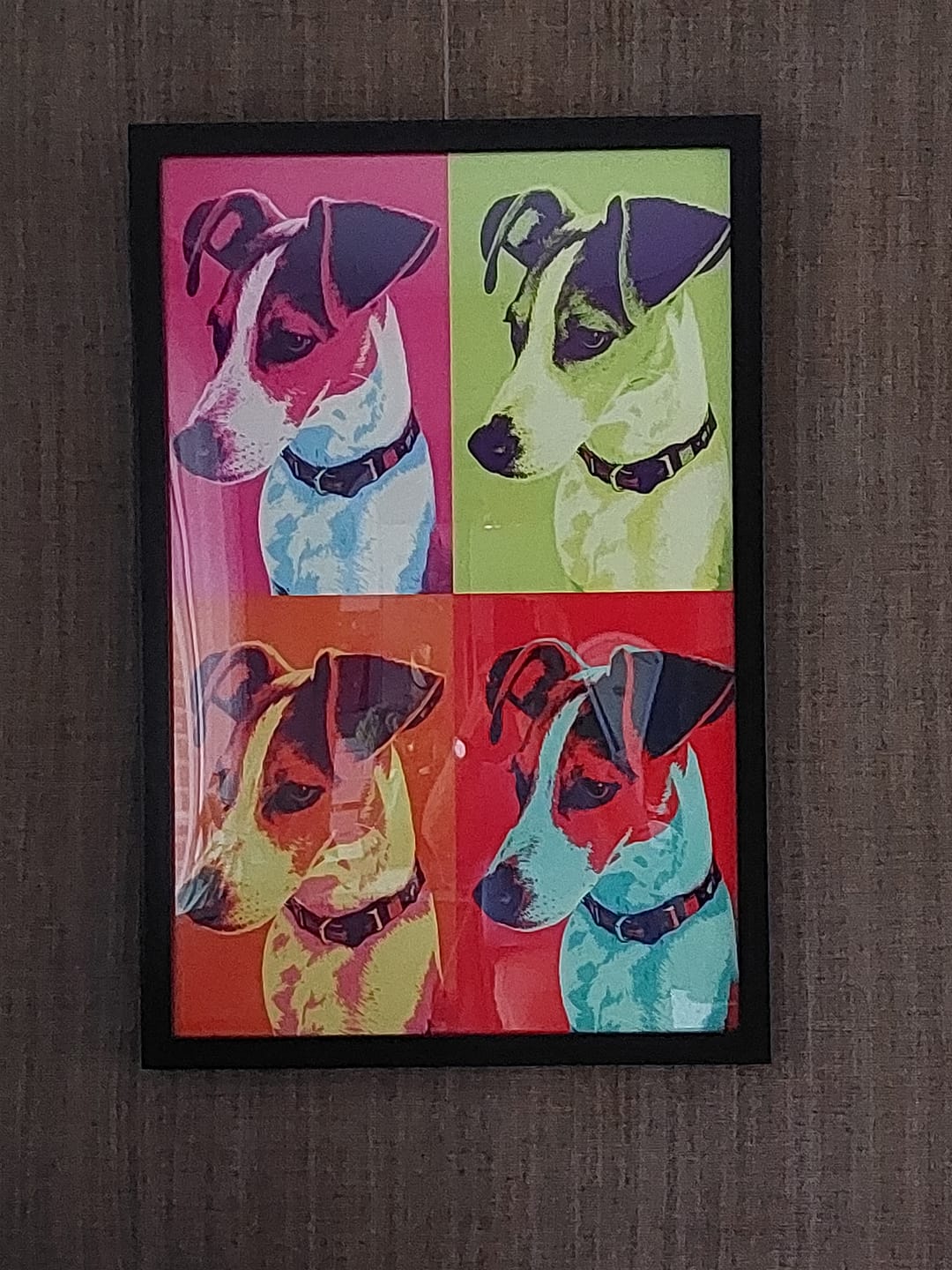 Customer photo review of Kleurvlakken - Gepersonaliseerde Poster