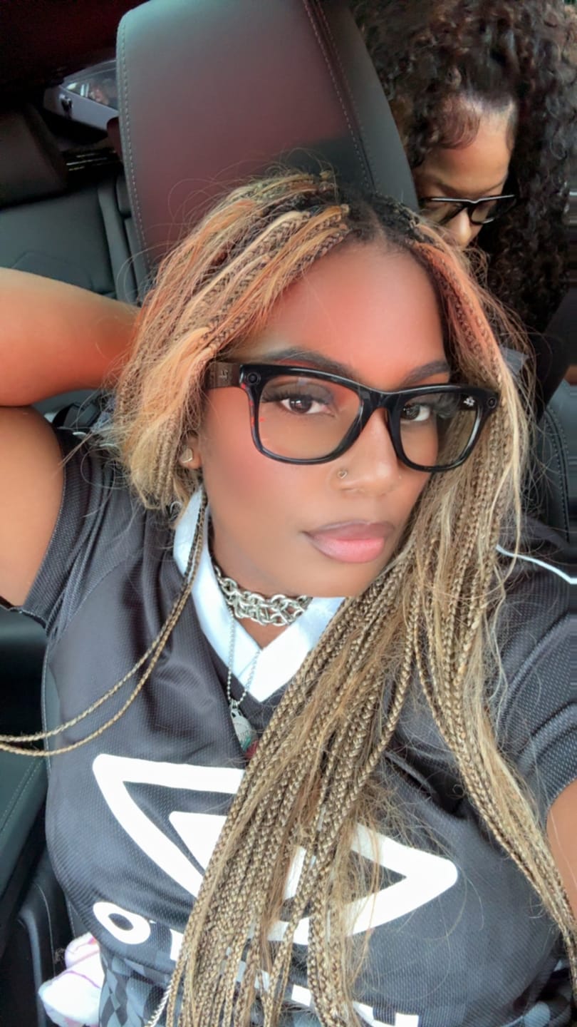Customer photo review of #4/27/30/613 Mix Color Blend Body Wave Human Braiding Hair