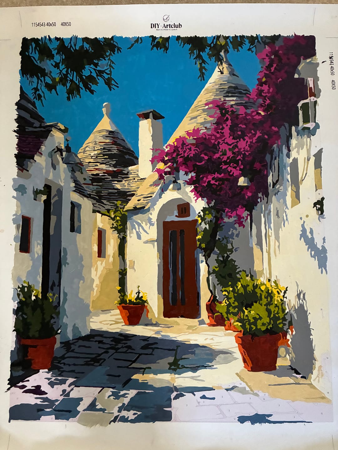 Customer photo review of Albero Bello | Paint by Number