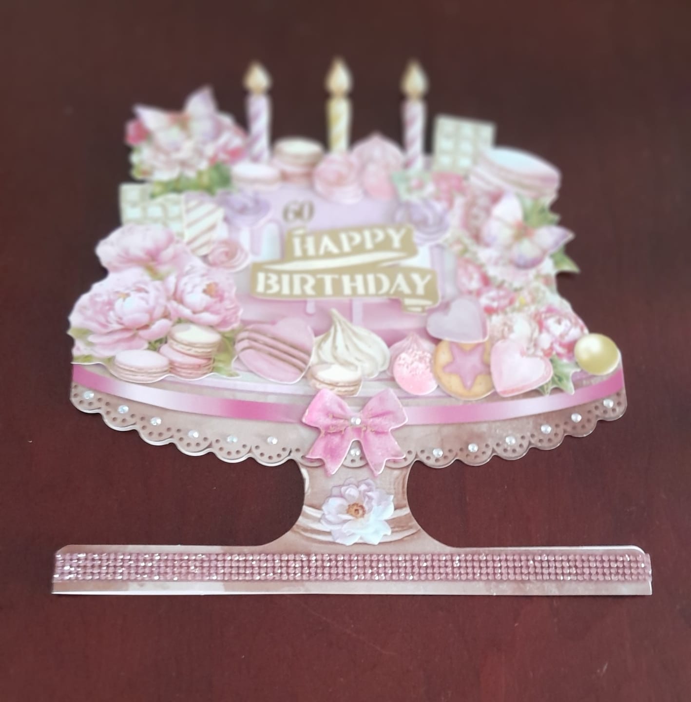 Customer photo review of Sunny Days Floral Watering Can Card Making Kit x 16