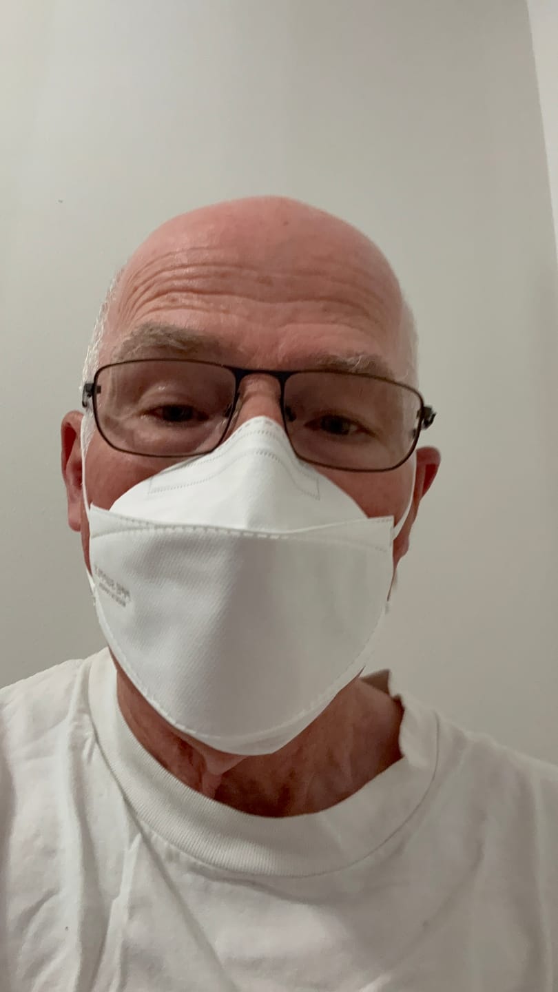 Customer photo review of N95 Respirator Face Mask Made in Canada (Large)