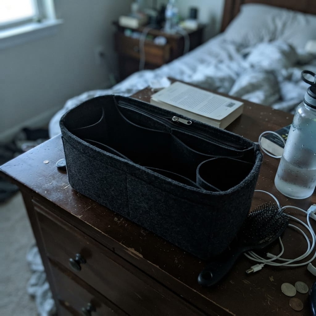 Customer photo review of Colette Vanity Organizer