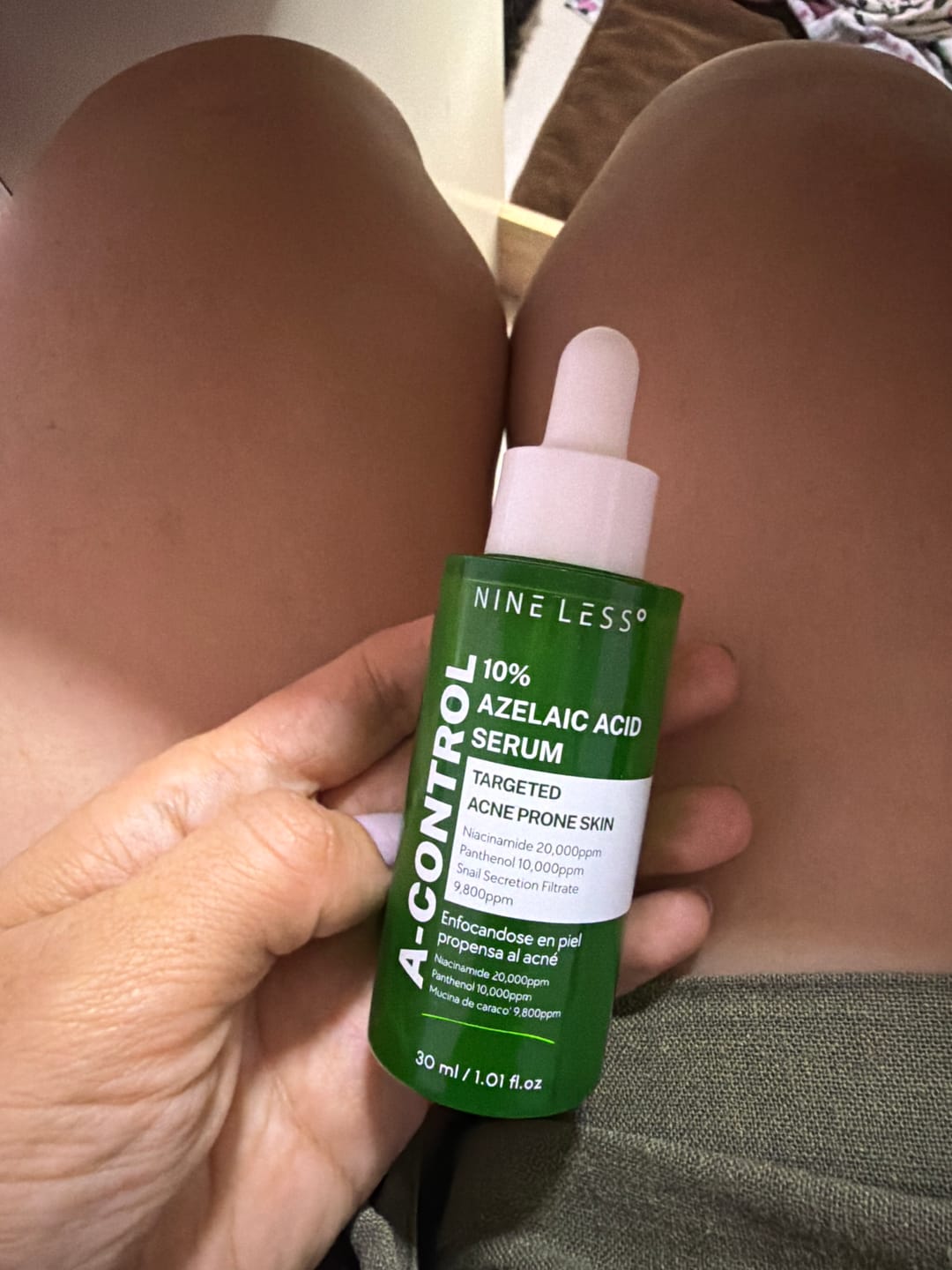 Customer photo review of A-control 10% Azelaic Acid Serum
