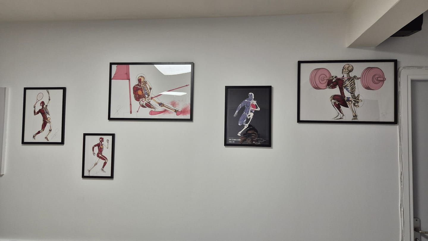 Customer photo review of Poster anatomique du Rugby - ÉDITION SPÉCIALE - coupe du monde de rugby