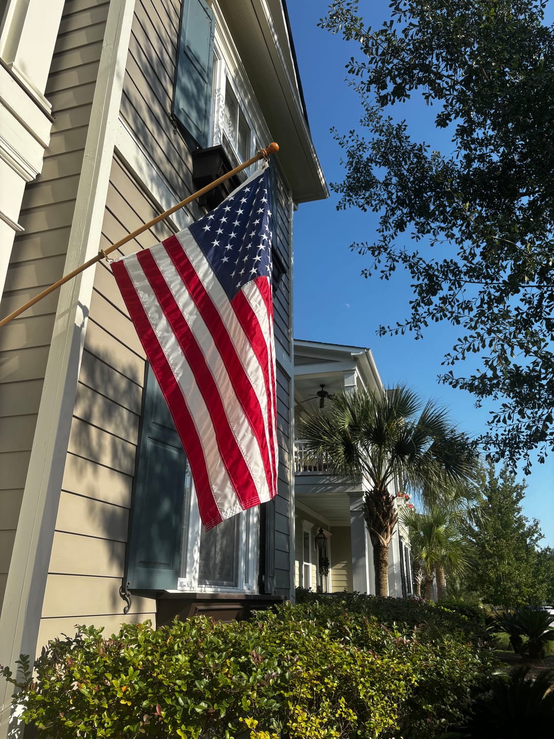 Customer photo review of 3' x 5' American Flag Set