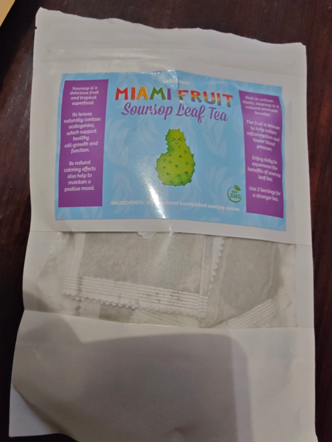 Customer photo review of Dried Soursop Leaves