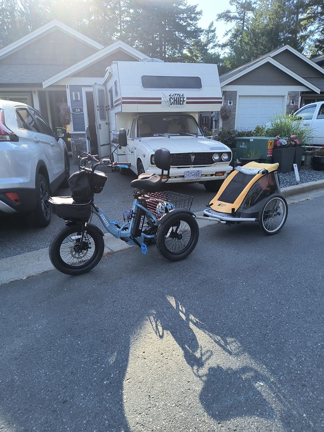 Customer photo review of Eskute® T300 Folding Electric Trike