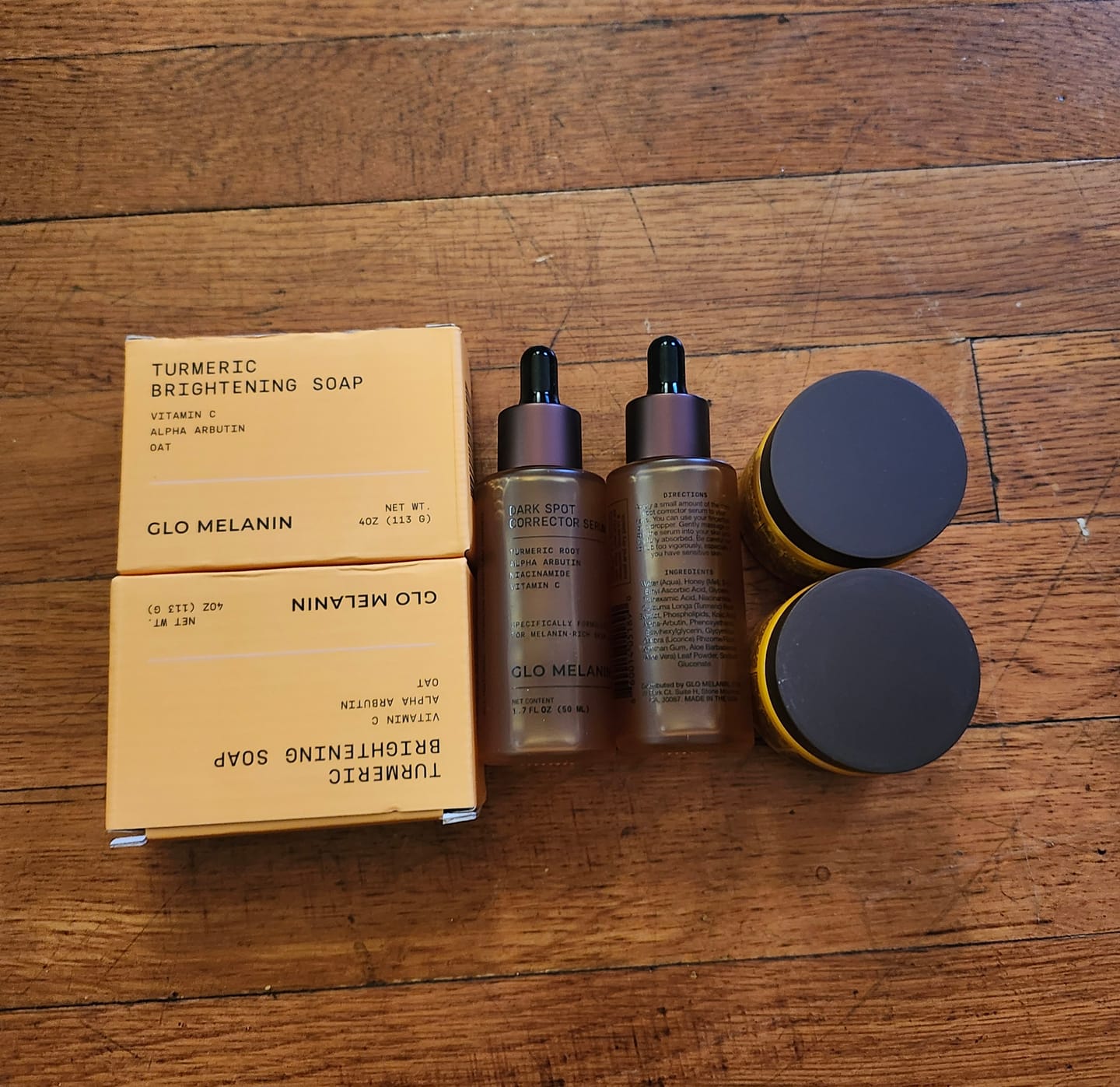 Customer photo review of Glass Skin Face Kit