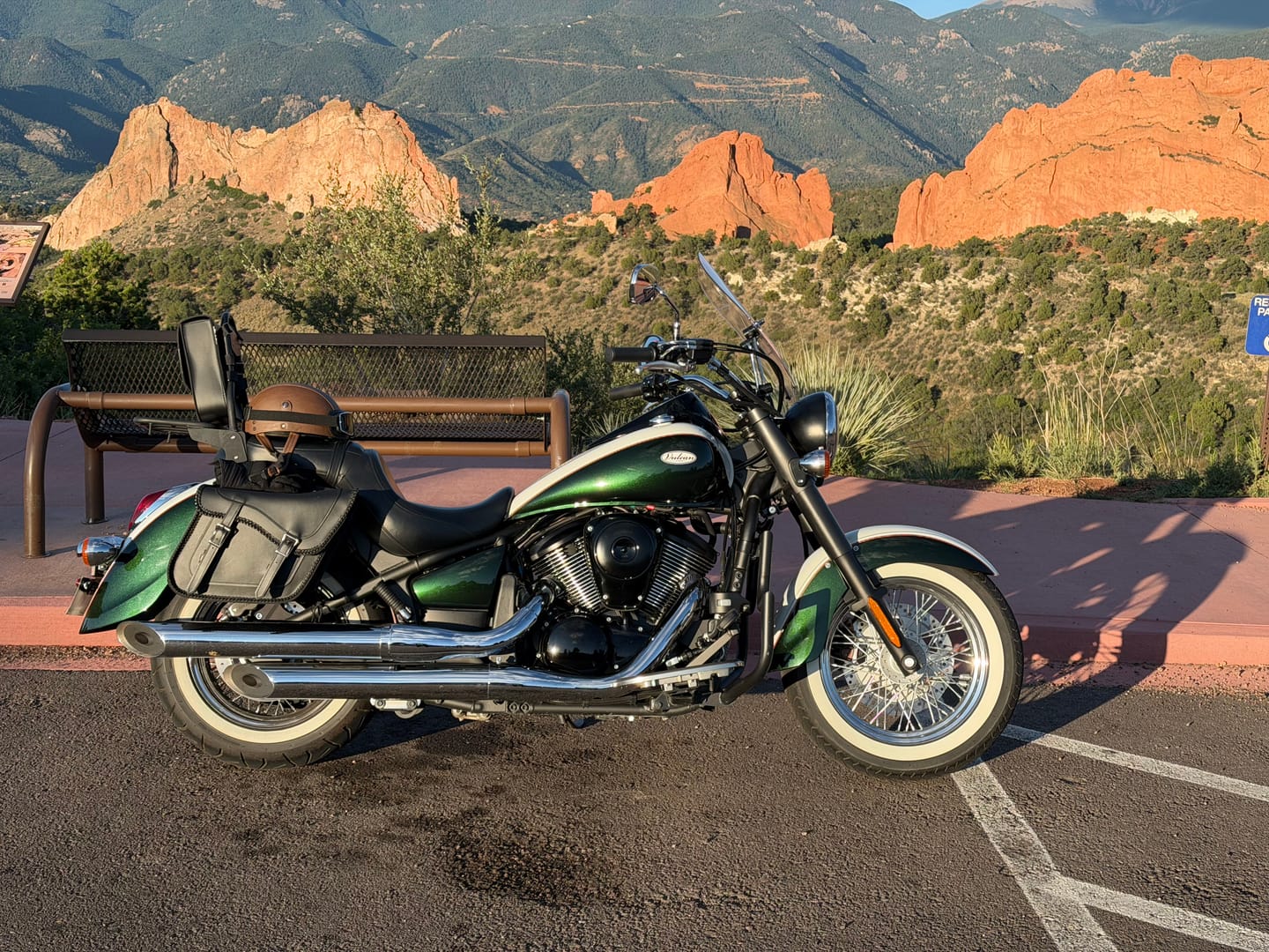 Customer photo review of 4L - Dark Age Small Motorcycle Sissy Bar Bag