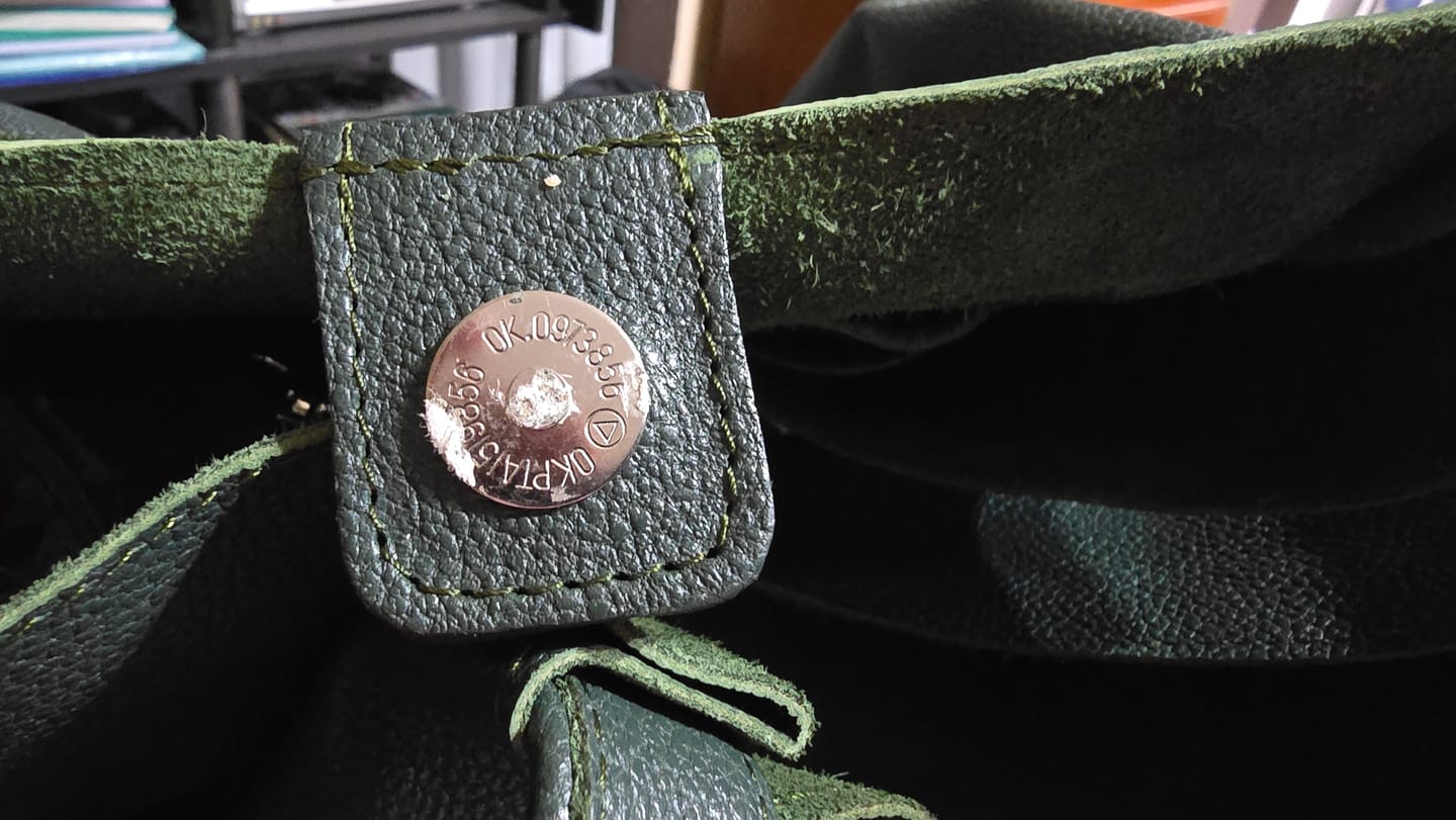 Customer photo review of Bolso Oversized Tote Bag mod Bulgaria *Verde*