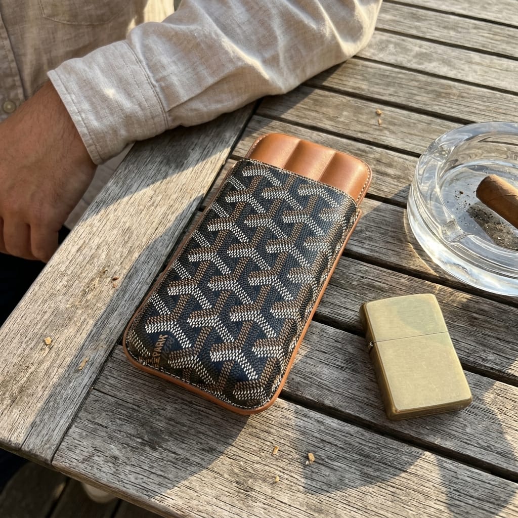 Customer photo review of Churchill Cigar Case