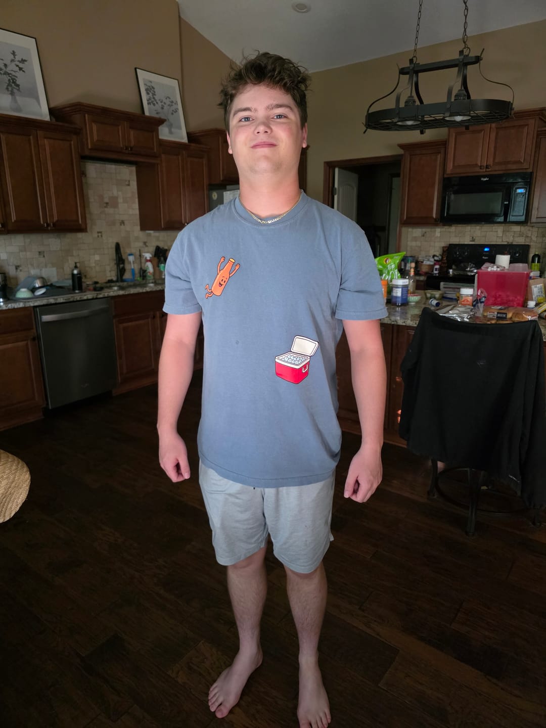 Customer photo review of Beer Dive — Premium Tee