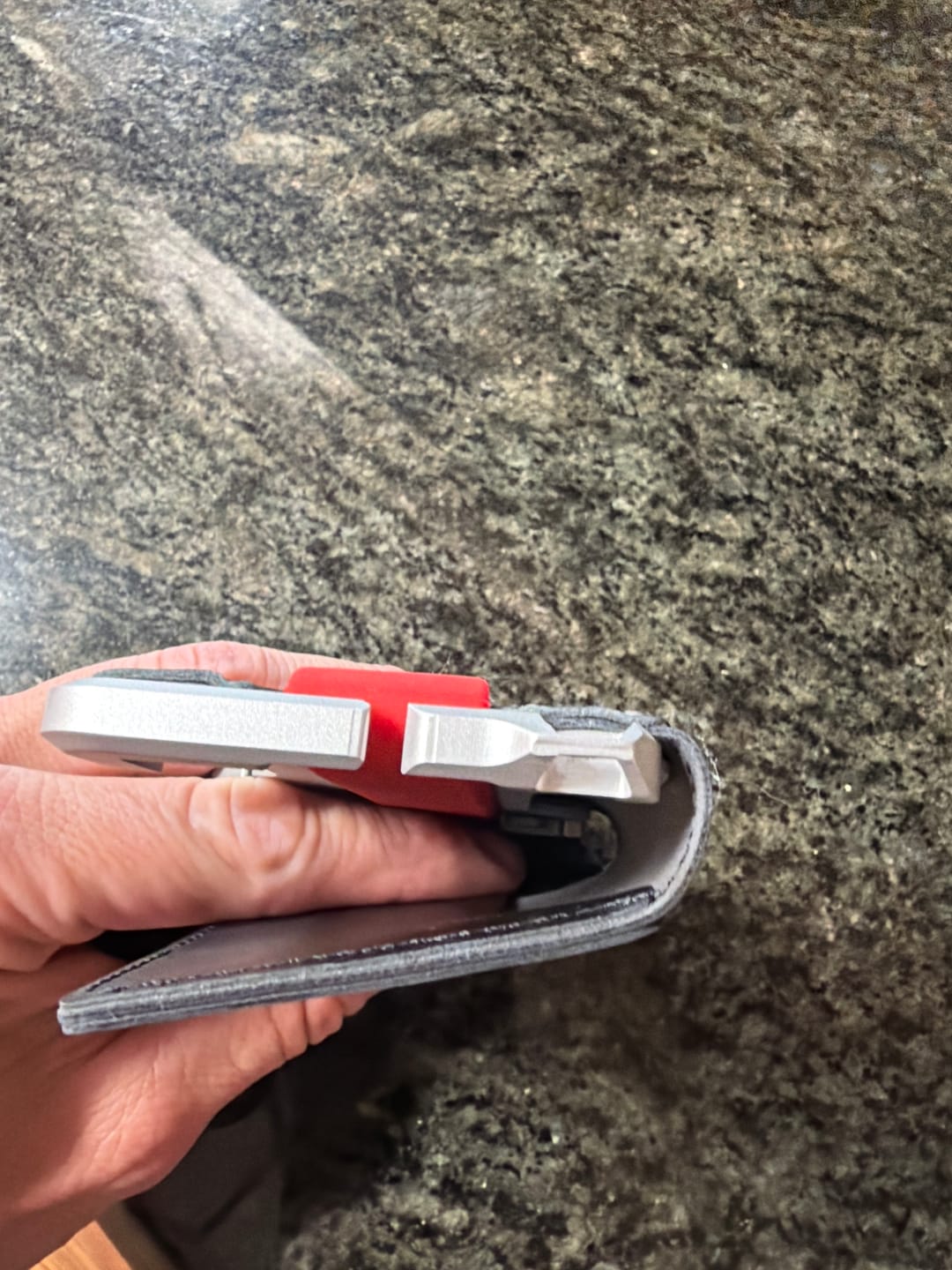 Customer photo review of D01 Dapper™ Bifold Wallet