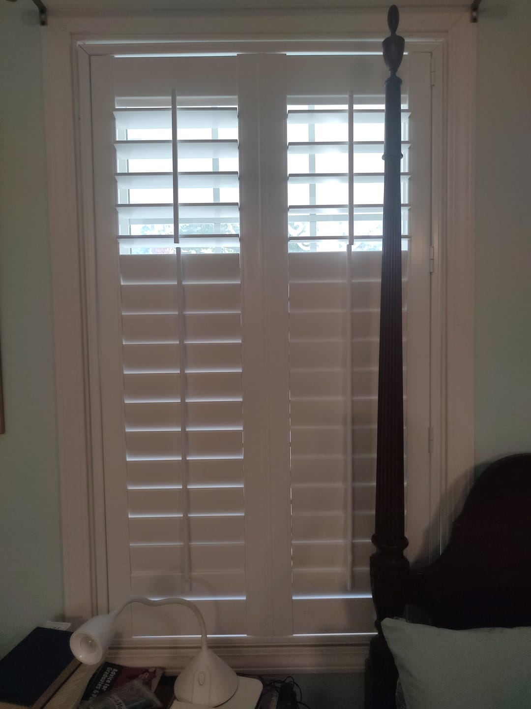 Customer photo review of Economy Polyresin Plantation Shutter