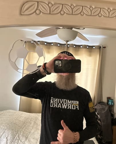 Customer photo review of Keep Moving Forward