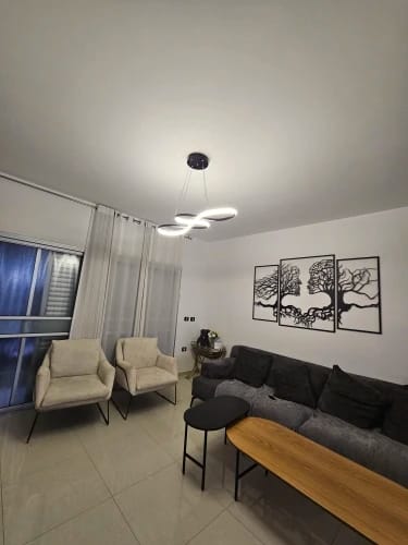 Customer photo review of Modern Kitchen Island Pendant Light LED Linear Bar Dining Remote Dimmable Adjustable Hanging Lamp