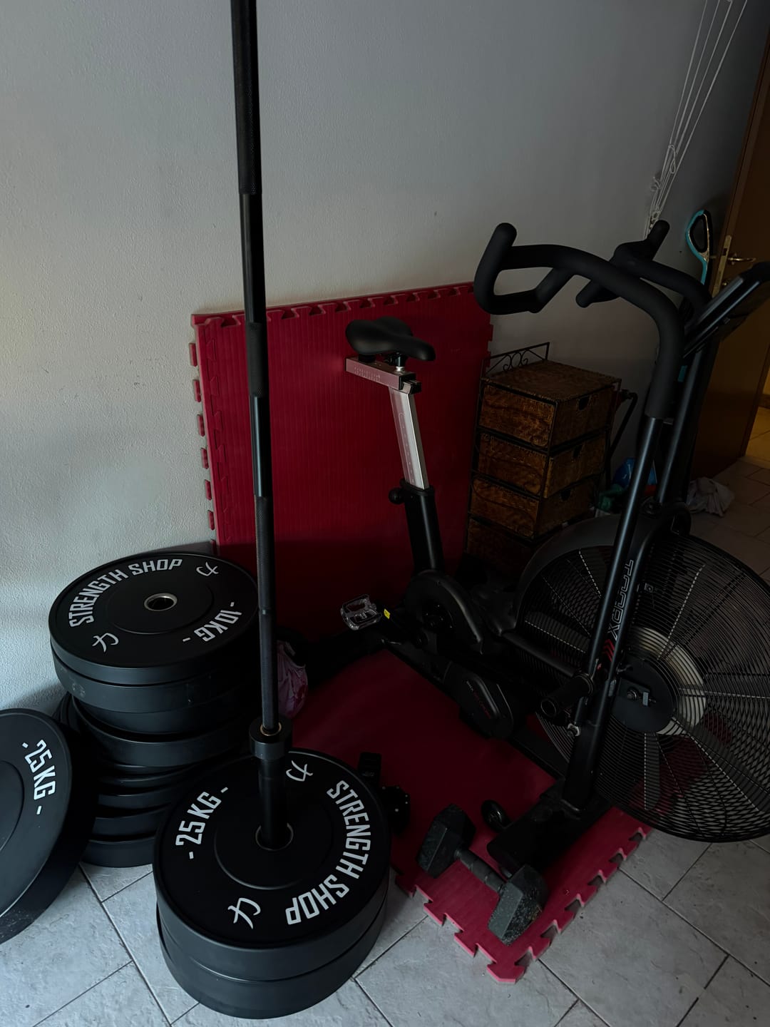 Customer photo review of Riot Bumper Plates 2.0 – Black, 5kg-25kg or 150kg Set