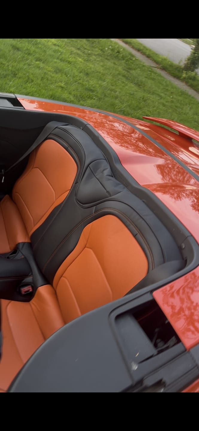Customer photo review of 6th Gen Camaro Coupe Custom Leather Seat Covers