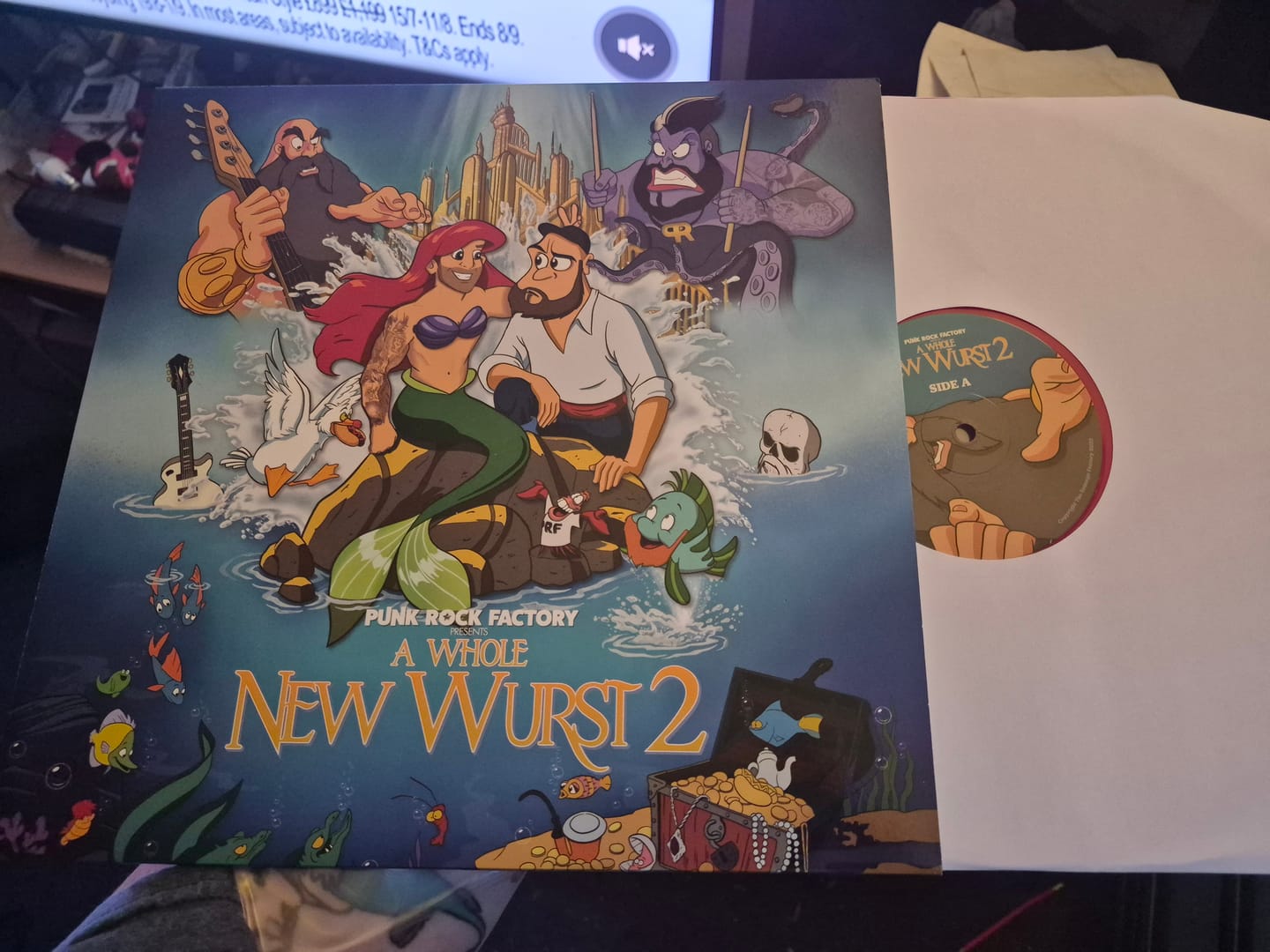 Customer photo review of A Whole New Wurst 2 Vinyl