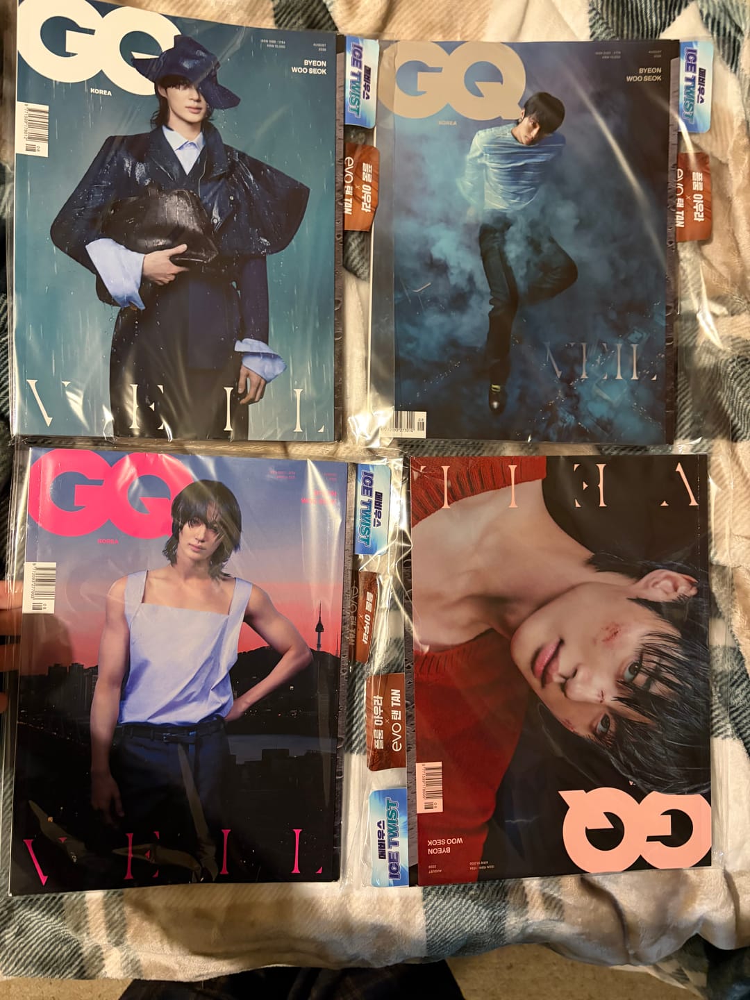 Customer photo review of GQ Korea August 2026 : Byeon Woo Seok Cover