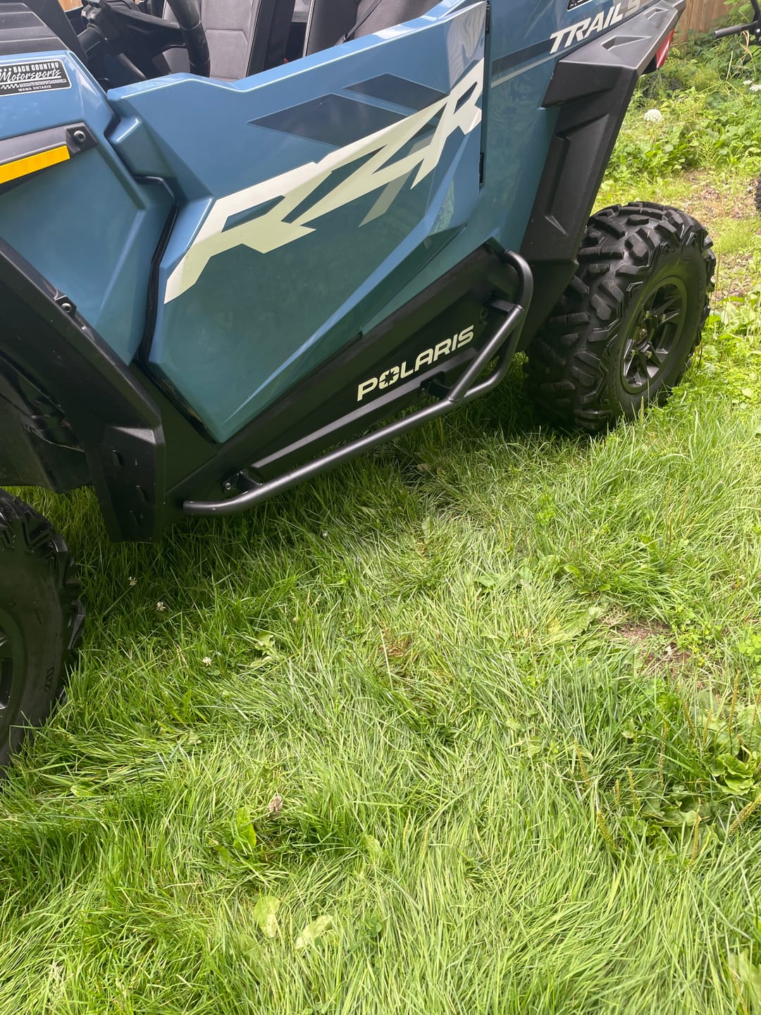 Customer photo review of Nerf Bars Rock Sliders for RZR S 1000 XP 1000 Turbo 900 Trail S 900
