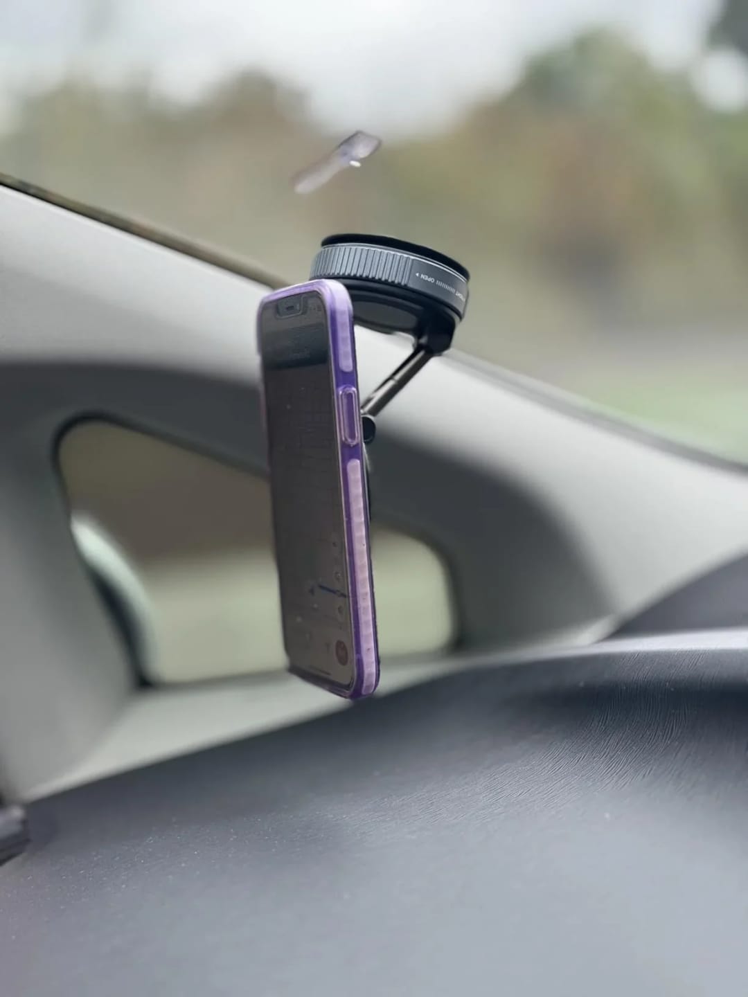 Customer photo review of Magnetic Phone Holder Foldable Design 360°