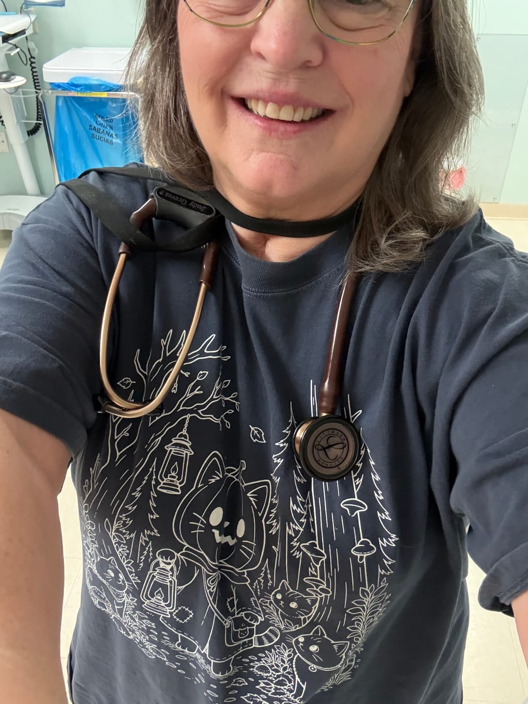 Customer photo review of Woodland Neko T-Shirt