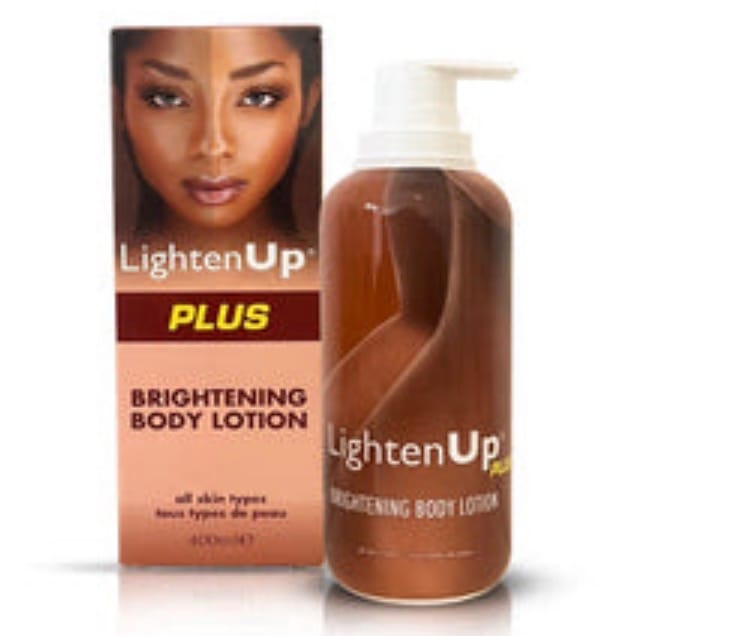 Customer photo review of LightenUp Plus Brightening Body Lotion