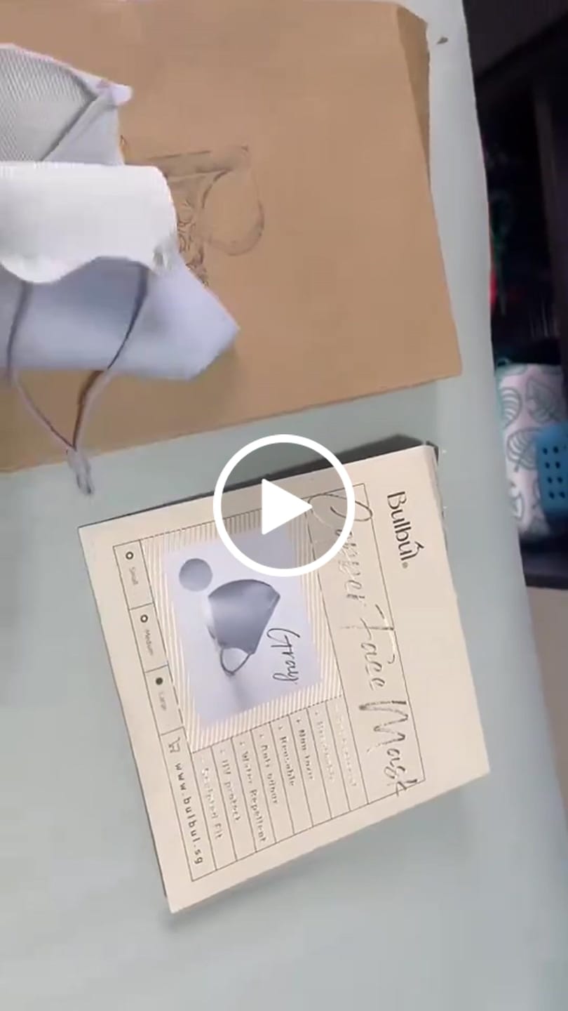 Customer video review of Reusable Copper Face Mask