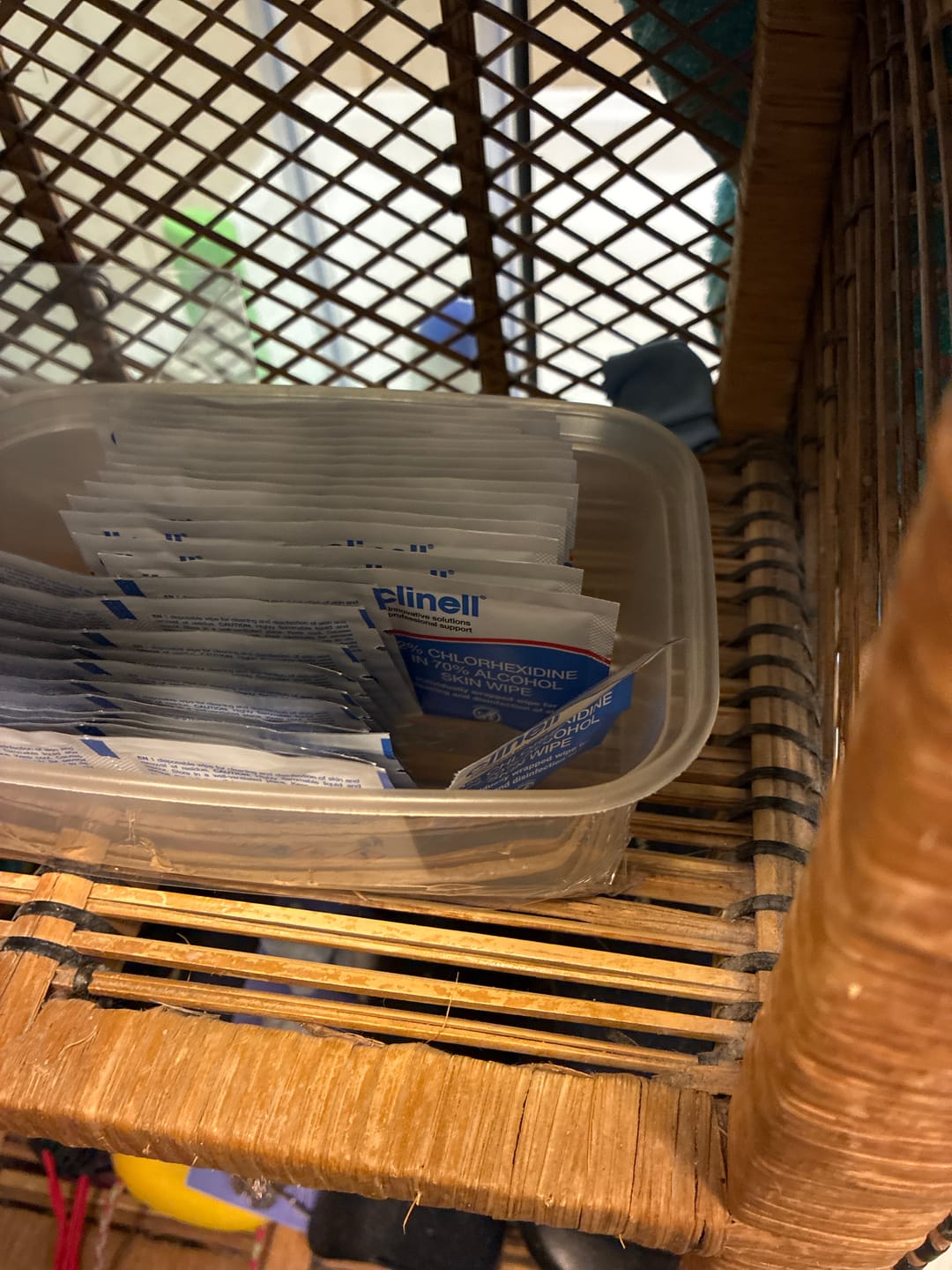 Customer photo review of Clinell Alcohol 2% Chlorhexidine Skin Wipes x 200