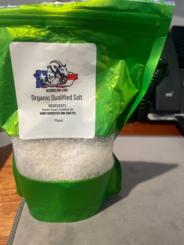 Customer photo review of Hand Harvested / Organic Qualified Salt