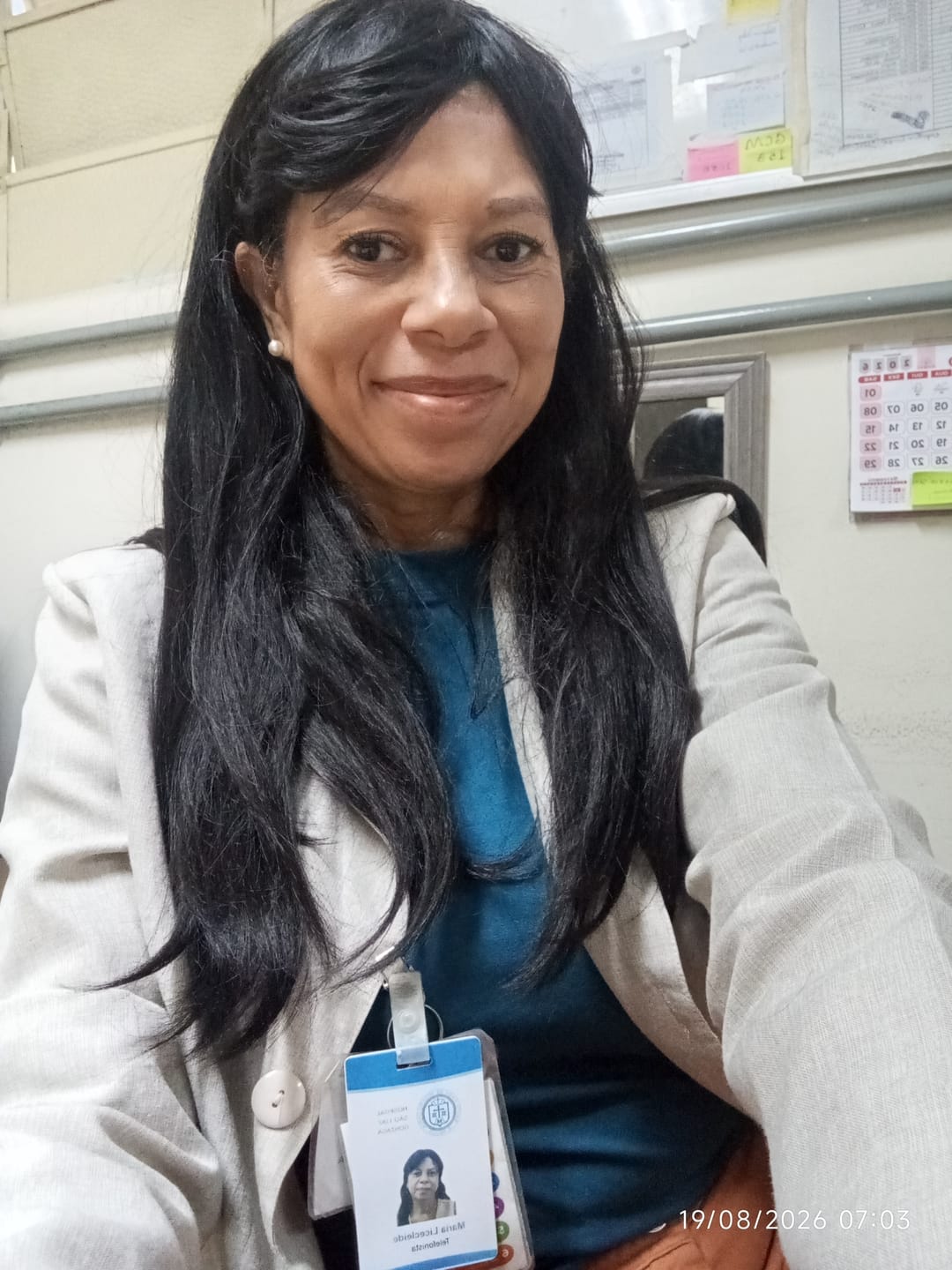 Customer photo review of Wig Bio Fibra Elis - Castanho Escuro 2