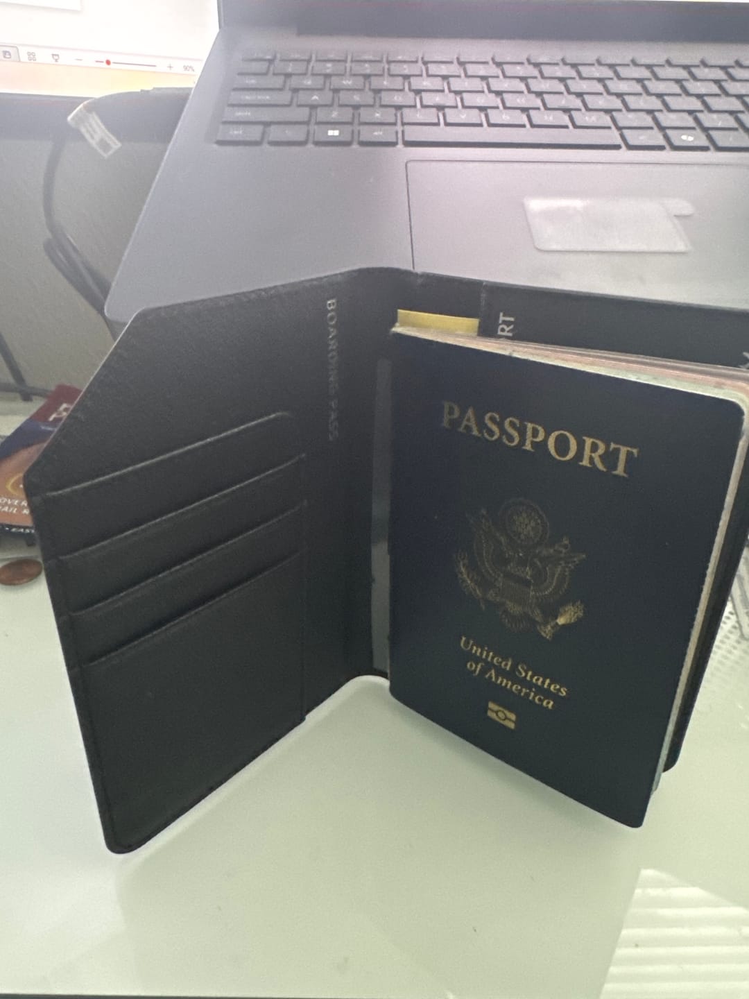 Customer photo review of Passport Holder Air